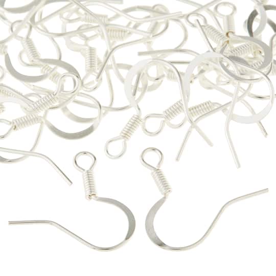 Buy in Bulk 12 Pack: Flat Wire Fishhook Earrings by Bead Landing